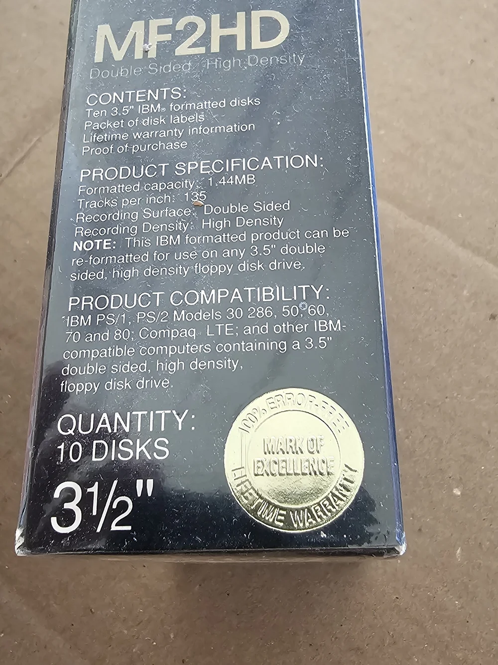 FUJI FILM MF2HD Formatted 3.5